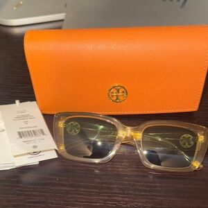 Tory Burch Sunglasses with Orange Case